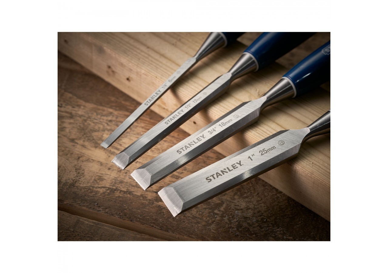 CISEAU A BOIS ABS - JEU DE 4PCS - 0-16-130 - Stanley