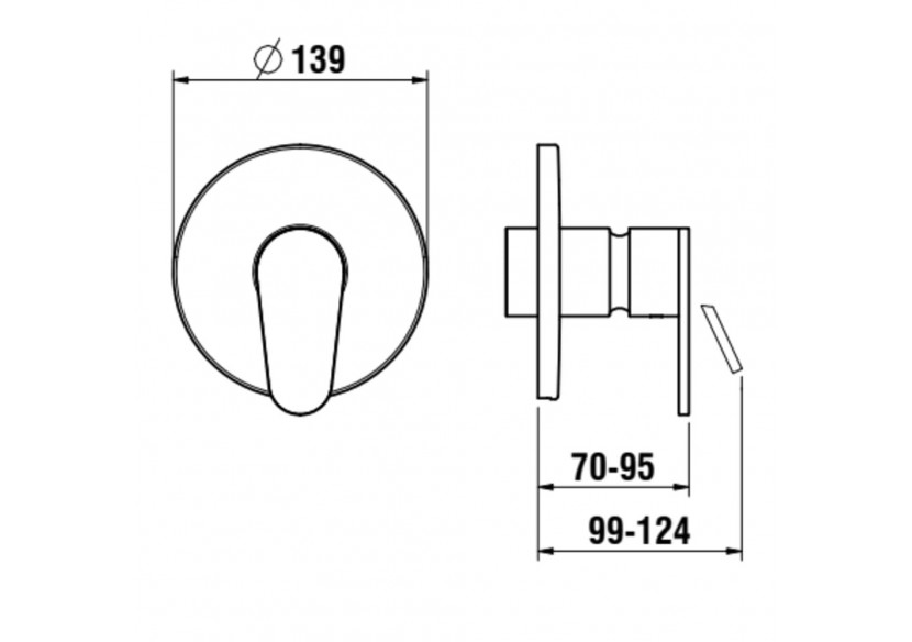 Mitigeurs de douche New Classic - HF900578100000 - Laufen