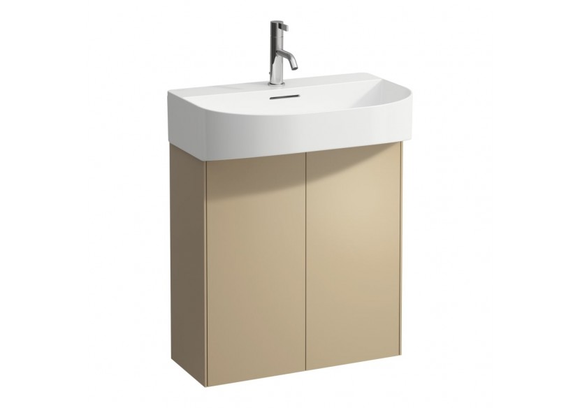 Meuble sous lavabo 2 portes Sonar Blanc mat 580 x 240 x 600 mm - H4054830341701 - Laufen