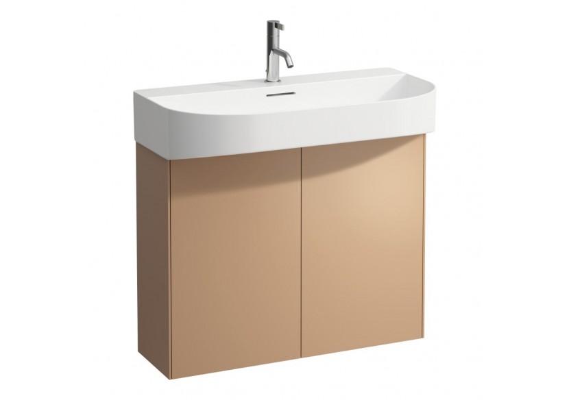 Meuble sous lavabo 2 portes Sonar Cuivre (laqué) 775 x 240 x 600 mm - H4054850340411 - Laufen
