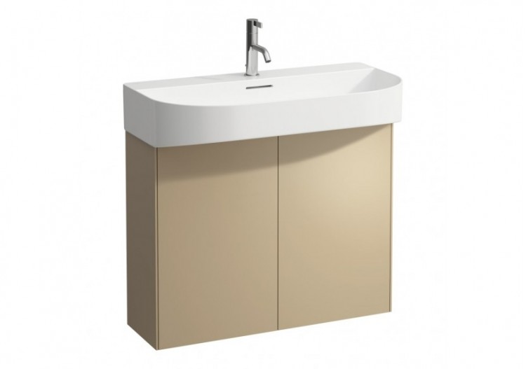 Meuble sous lavabo 2 portes Sonar Blanc mat 775 x 240 x 600 mm - H4054850341701 - Laufen