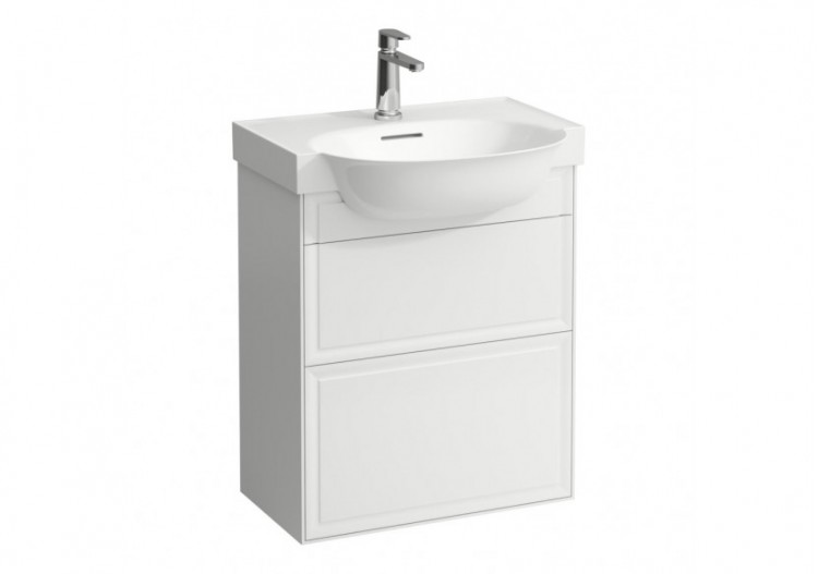 Meuble 2 tiroirs New Classic Blanc mat 575 x 315 x 675 mm - H4060320851701 - Laufen