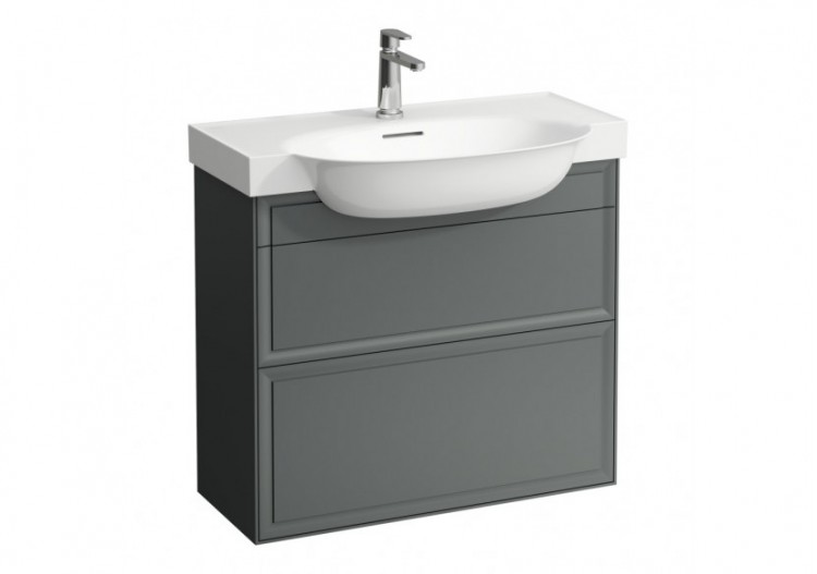 Meuble 2 tiroirs New Classic Blanc mat 775 x 315 x 675 mm - H4060420851701 - Laufen