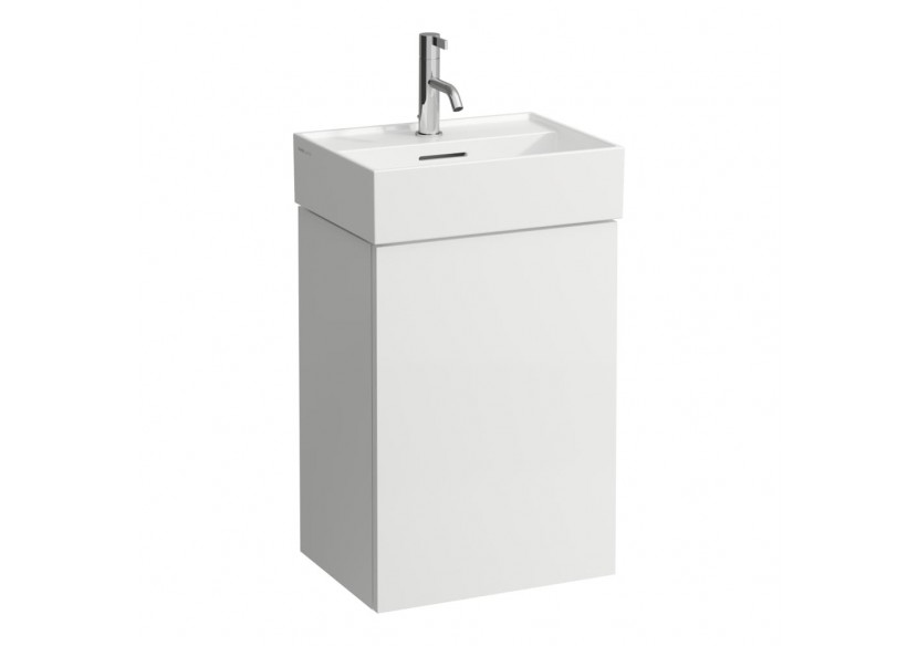 Meuble sous lavabo 1 porte Kartell Blanc mat 435 x 330 x 600 mm - H4075030336401 - Laufen