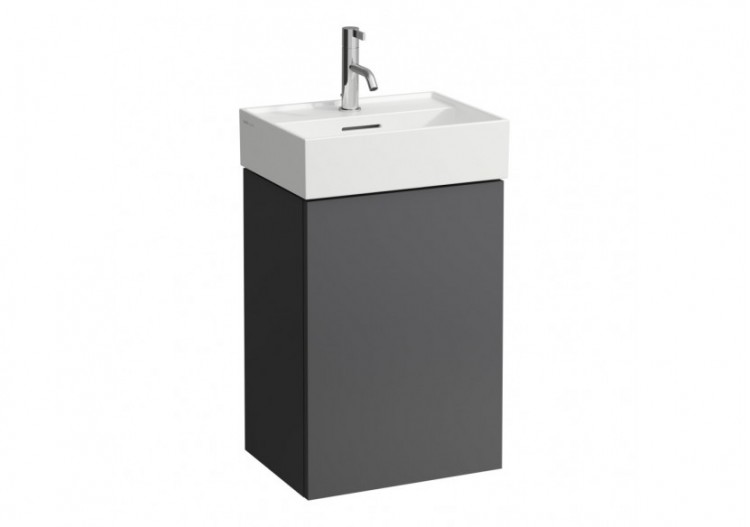 Meuble sous lavabo 1 porte Kartell Gris ardoise 435 x 330 x 600 mm - H4075030336421 - Laufen
