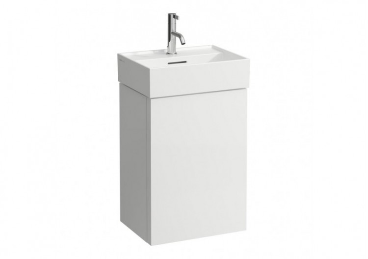 Meuble sous lavabo 1 porte Kartell Blanc mat 435 x 330 x 600 mm - H4075040336401 - Laufen