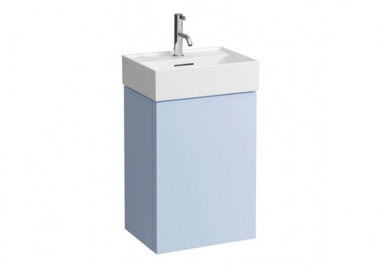 Meuble sous lavabo 1 porte Kartell Gris-bleu 435 x 330 x 600 mm - H4075040336451 - Laufen