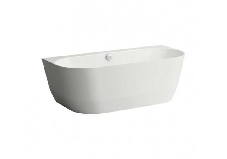 Baignoire semi-îlot Laufen pro Blanc 1800 x 800 x 590 mm - H2459570000001 - Laufen