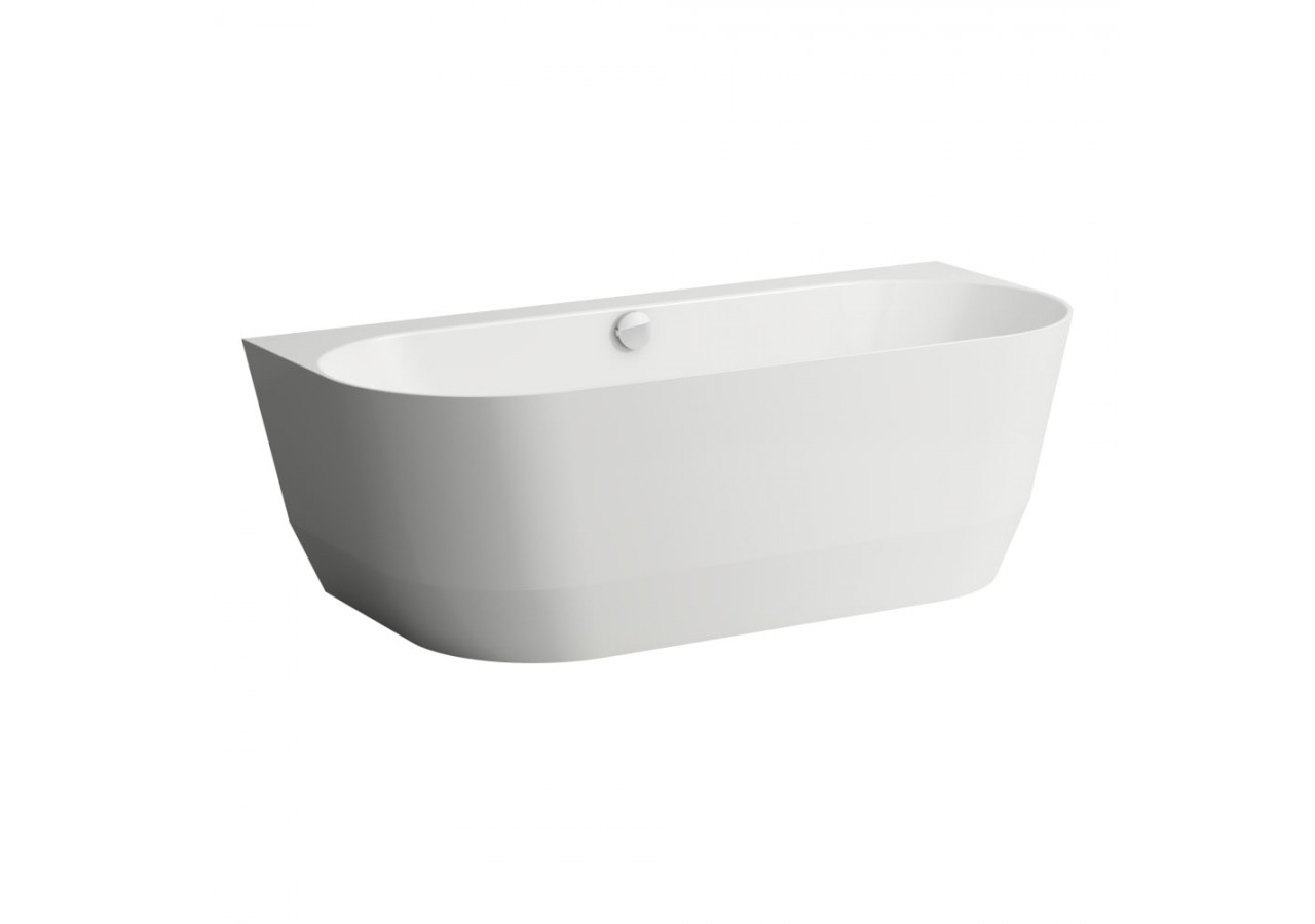 Baignoire semi-îlot Laufen pro Blanc 1800 x 800 x 590 mm - H2459570000001 - Laufen
