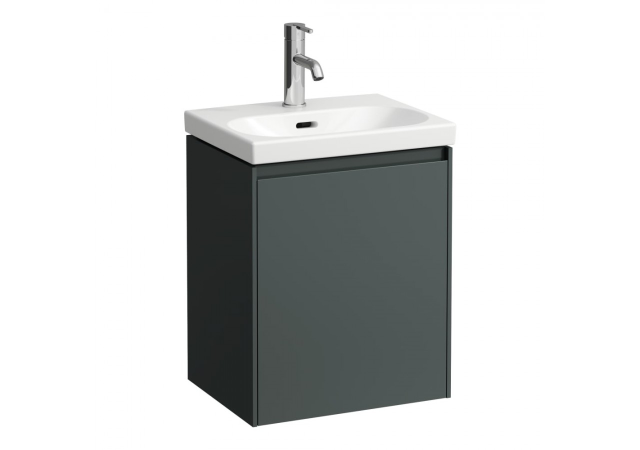 Meuble sous lavabo 1 porte Lani Gris signalisation 435 x 340 x 515 mm - H4035011122661 - Laufen