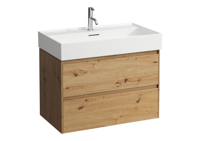 Meuble sous lavabo 2 tiroirs Lani Chêne sauvage 785 x 450 x 515 mm - H4035521122671 - Laufen Meuble sous lavabo 2 tiroirs Lani Chêne sauvage 785 x 450 x 515 mm - H4035521122671 - Laufen