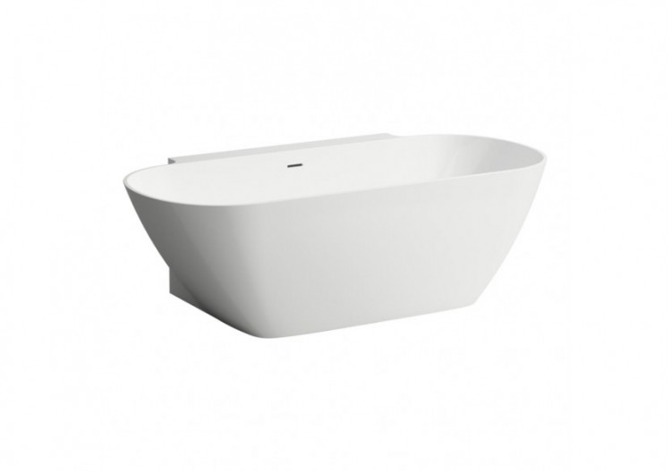 Baignoire semi-îlot Lua Blanc 1700 x 855 x 540 mm - H2200870000001 - Laufen