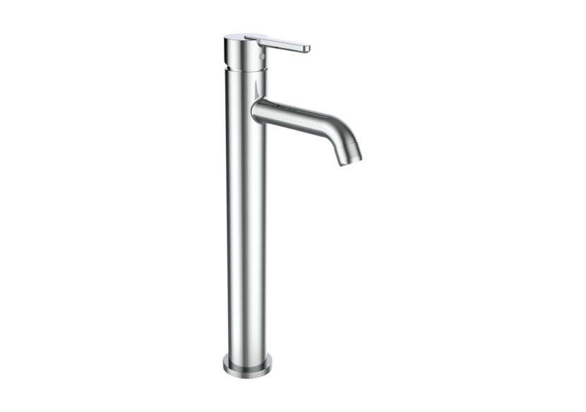 Mitigeur de lavabo réhaussé cartouche Eco+ bec fixe Lua - H3110880041201 - Laufen