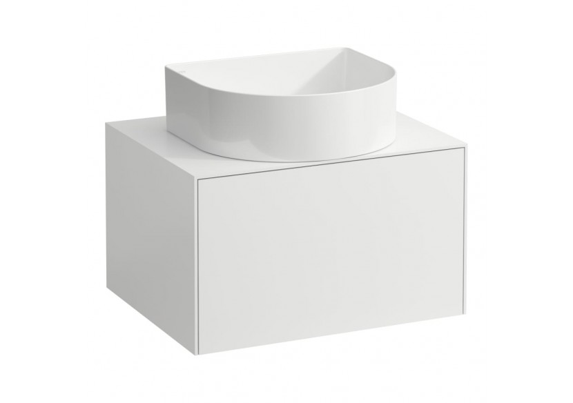 Meuble sous lavabo Sonar Blanc mat 575 x 455 x 340 mm - H4054010341701 - Laufen