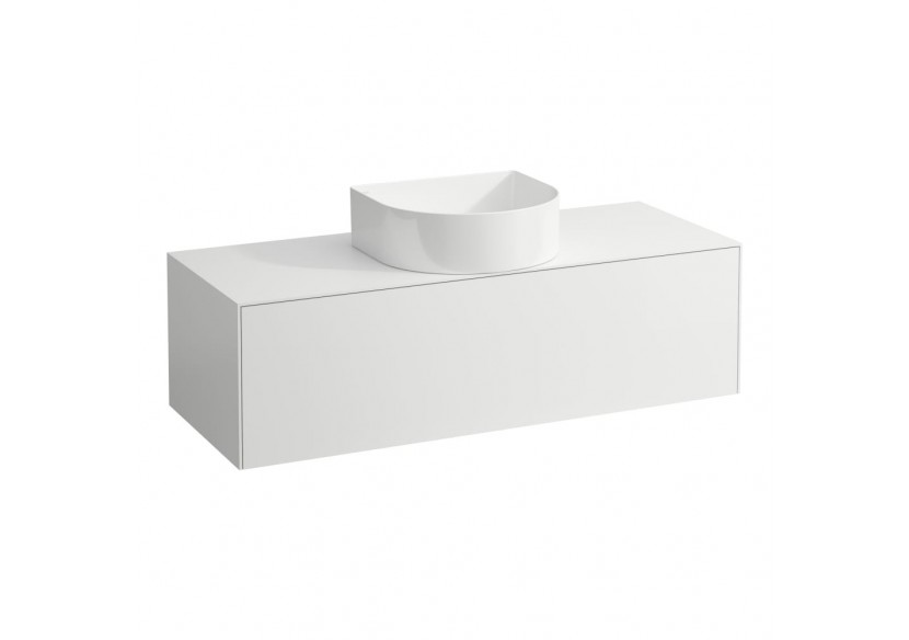 Meuble sous lavabo Sonar Blanc mat 1175 x 455 x 340 mm - H4054210341701 - Laufen