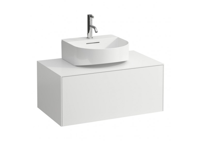 Meuble sous lavabo 1 tiroir Sonar Blanc mat 775 x 455 x 340 mm - H4054410341701 - Laufen