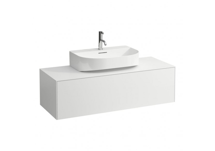 Meuble sous lavabo 1 tiroir Sonar Blanc mat 1175 x 455 x 340 mm - H4054510341701 - Laufen