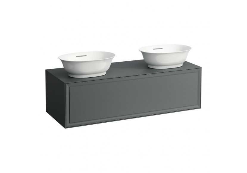 Meuble 1 tiroir New Classic Gris signalisation 1175 x 455 x 345 mm - H4060800856271 - Laufen