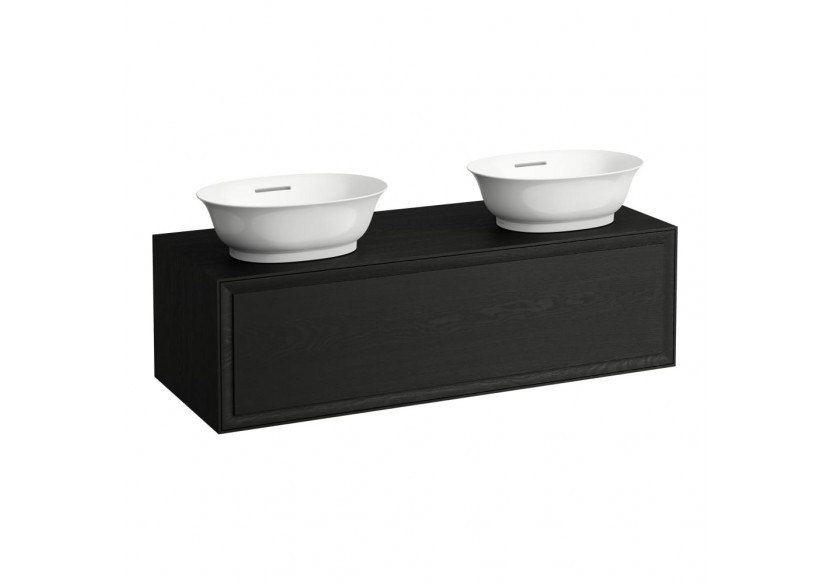 Meuble 1 tiroir New Classic Chêne noirci 1175 x 455 x 345 mm - H4060800856281 - Laufen