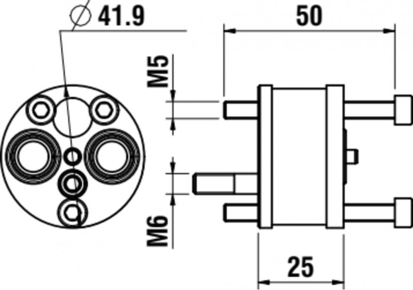 Jeu de rallonge 25 mm pour Simibox 1-Point Divers - HF530020000000 - Laufen