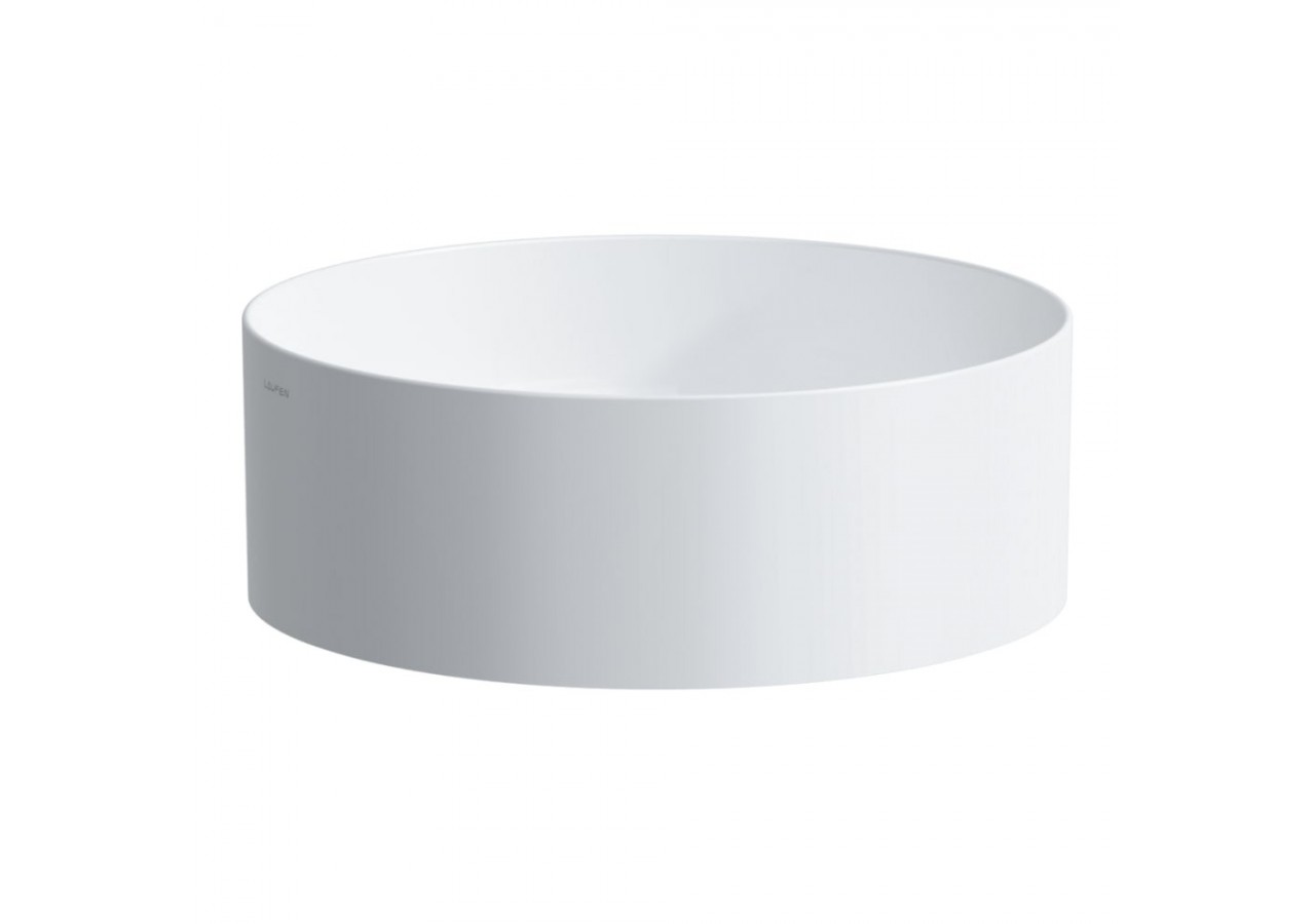 Vasque à poser rond Living Graphite mat 380 x 380 x 130 mm - H8114357581121 - Laufen