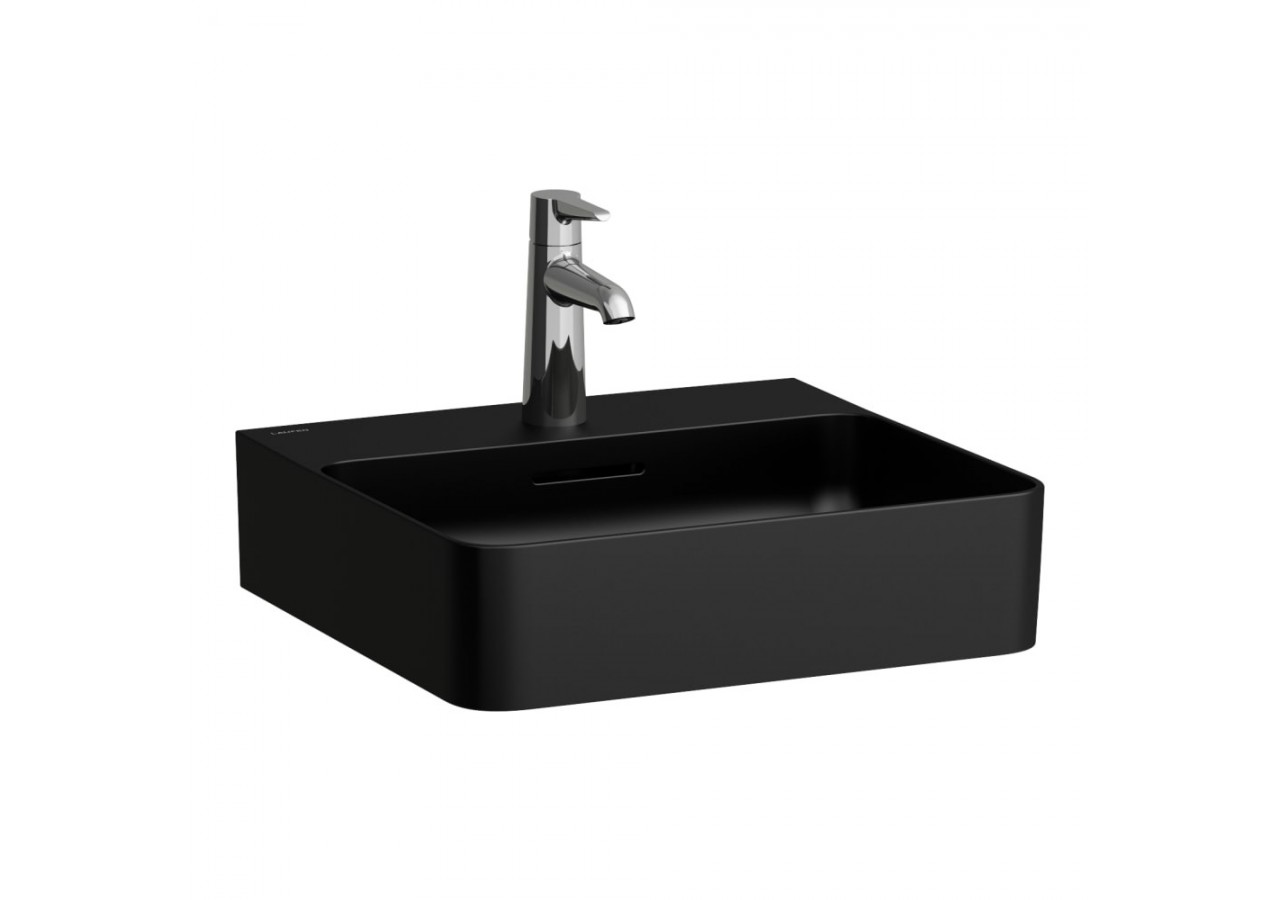 Lave-mains mural ou à poser Val Noir mat 450 x 420 x 155 mm - H8152817161041 - Laufen