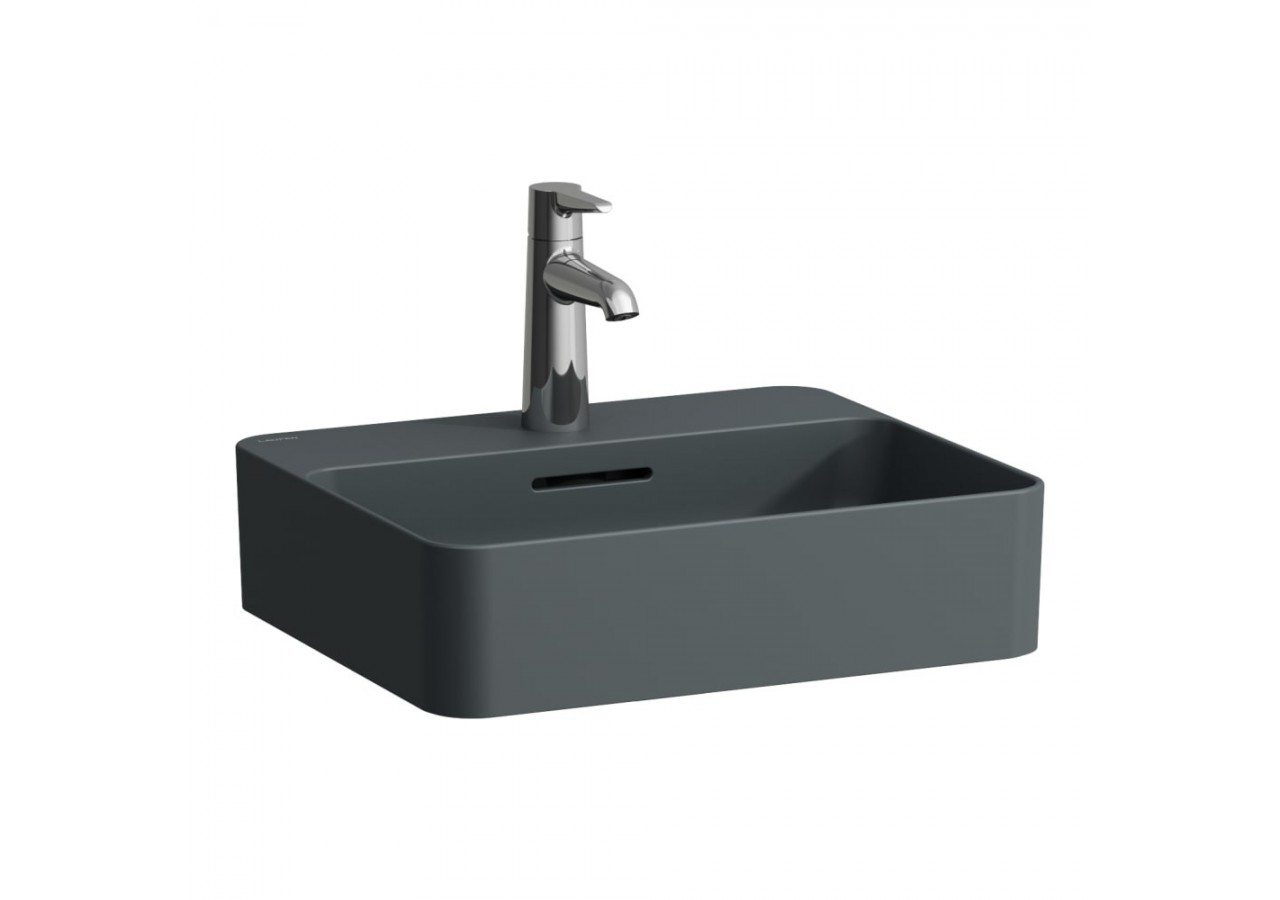 Lave-mains à poser Val Graphite mat 450 x 380 x 115 mm - H8122807581041 - Laufen