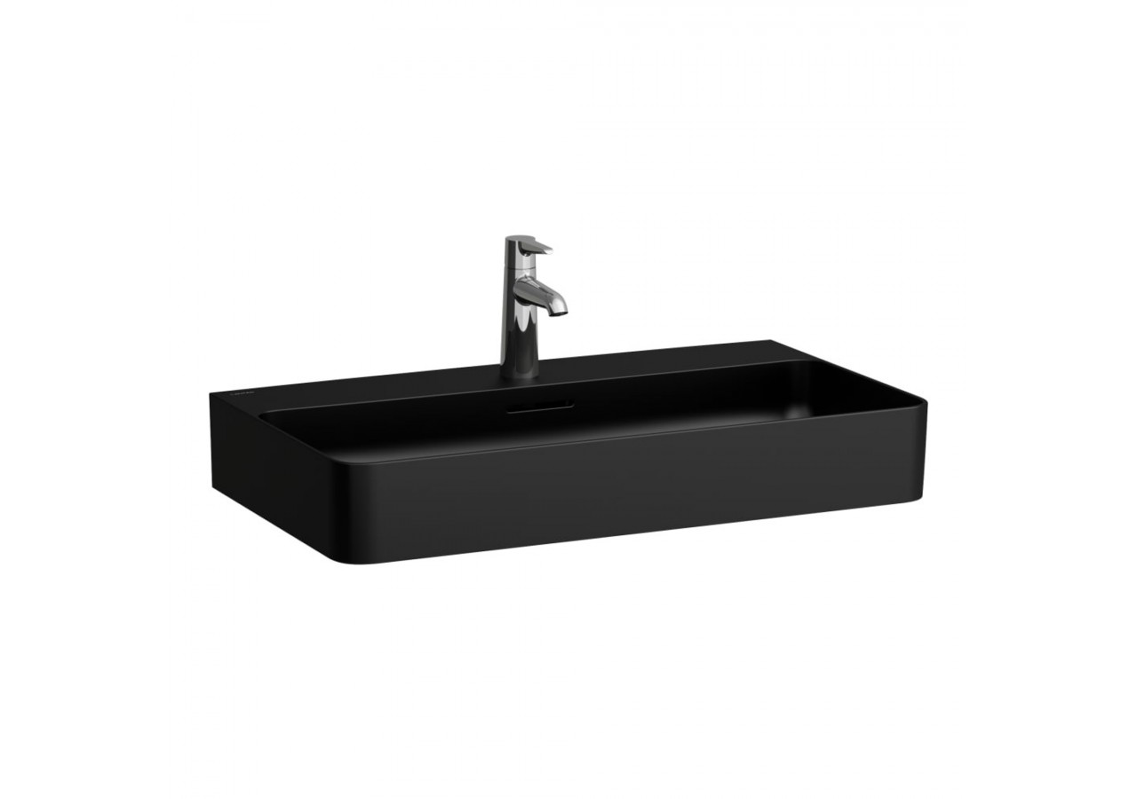 Lavabo mural ou à poser Val Noir mat 750 x 420 x 155 mm - H8102857161091 - Laufen