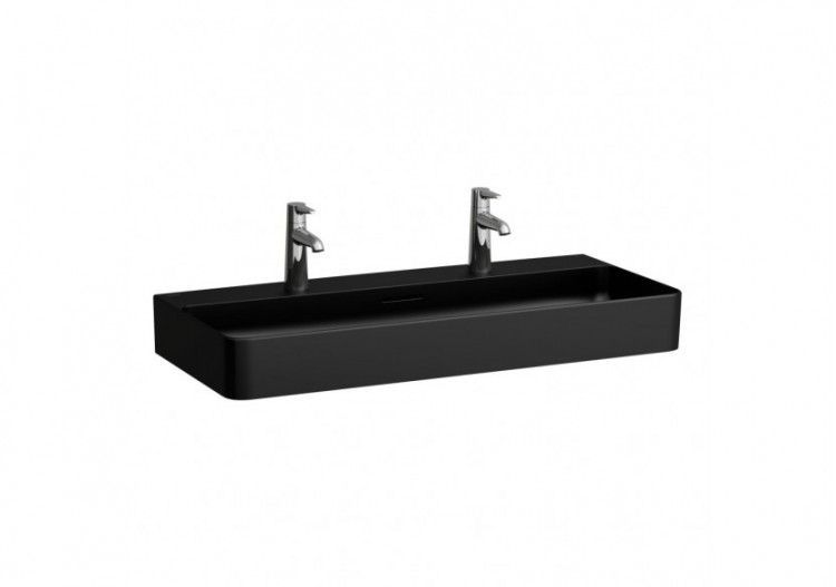 Lavabo mural ou à poser Val Noir mat 950 x 420 x 155 mm - H8102877161081 - Laufen