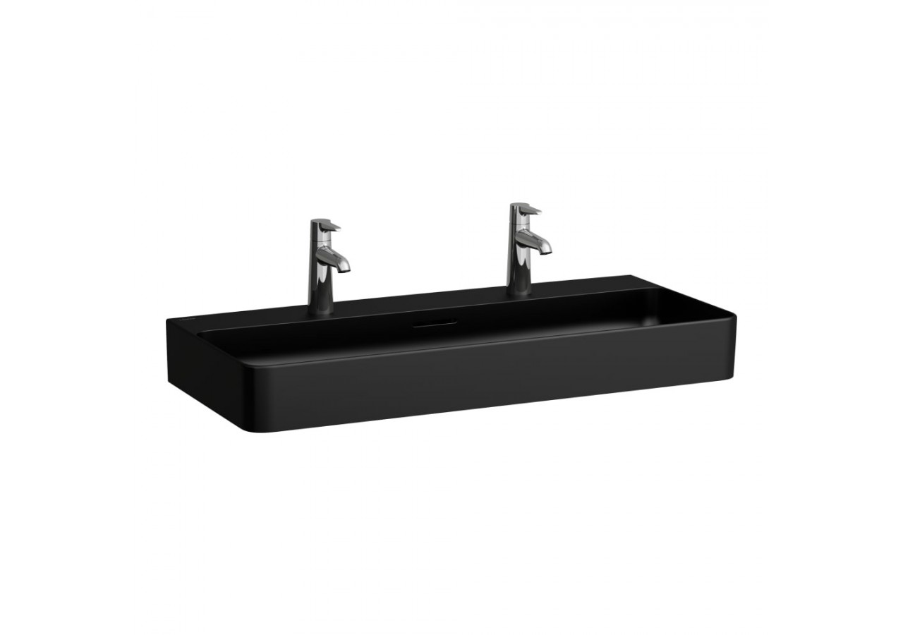 Lavabo mural ou à poser Val Noir mat 950 x 420 x 155 mm - H8102877161081 - Laufen