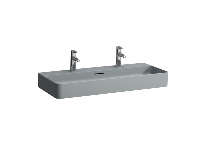 Lavabo mural ou à poser Val Graphite mat 950 x 420 x 155 mm - H8102877581081 - Laufen