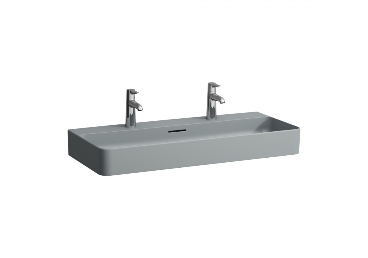 Lavabo mural ou à poser Val Graphite mat 950 x 420 x 155 mm - H8102877581151 - Laufen