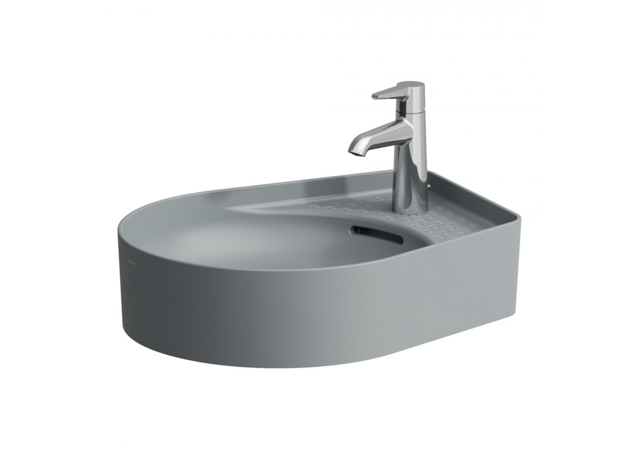 Vasque à poser Val Graphite mat 500 x 400 x 145 mm - H8122817581041 - Laufen