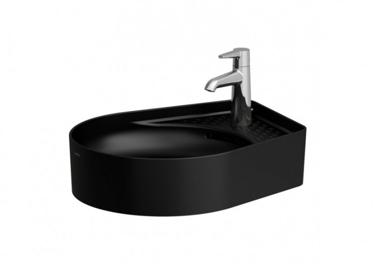 Vasque à poser Val Noir mat 500 x 400 x 145 mm - H8122817161121 - Laufen