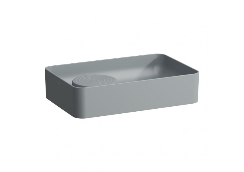 Vasque à poser Val Graphite mat 550 x 360 x 145 mm - H8122827581121 - Laufen