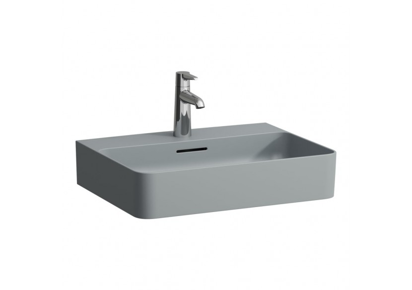 Lavabo mural ou à poser sur meuble Val Graphite mat 550 x 420 x 155 mm - H8102827581081 - Laufen