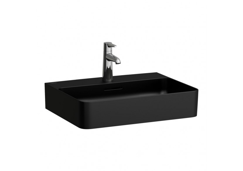 Lavabo mural ou à poser sur meuble Val Noir mat 550 x 420 x 155 mm - H8102827161111 - Laufen
