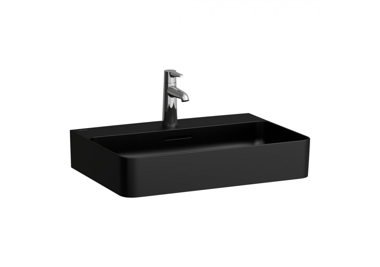 Lavabo mural ou à poser sur meuble Val Noir mat 600 x 420 x 155 mm - H8102837161091 - Laufen