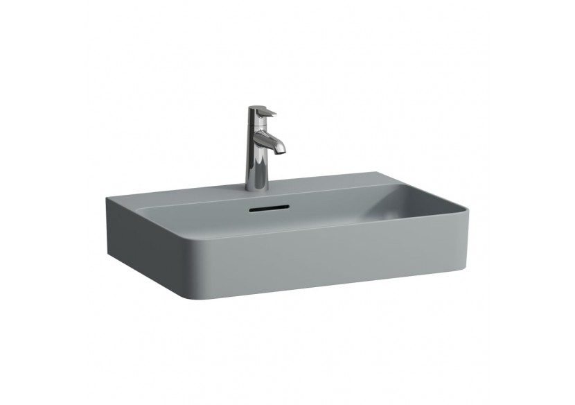 Lavabo mural ou à poser sur meuble Val Graphite mat 600 x 420 x 155 mm - H8102837581091 - Laufen