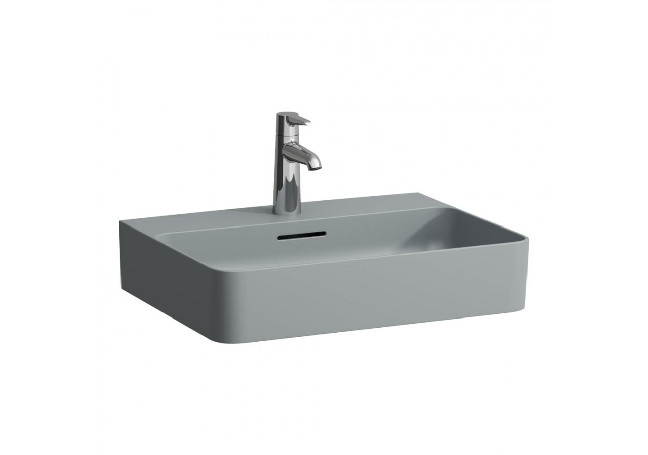Lavabo mural ou à poser sur meuble Val Graphite mat 550 x 420 x 155 mm - H8102827581091 - Laufen