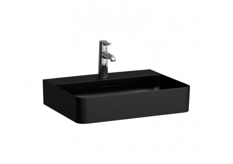 Lavabo mural ou à poser sur meuble Val Noir mat 550 x 420 x 155 mm - H8102827161121 - Laufen