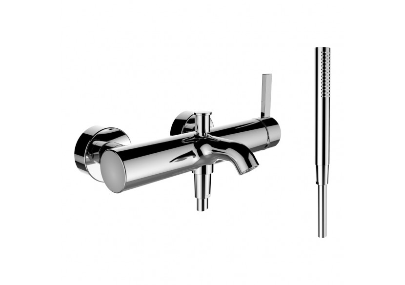 Mitigeur de bain avec flexible et douchette à main TwinStick Kartell - H3213370041411 - Laufen