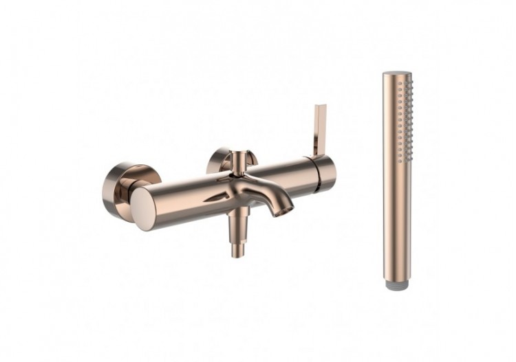 Mitigeur de bain avec flexible et douchette à main TwinStick Kartell - H3213370821411 - Laufen