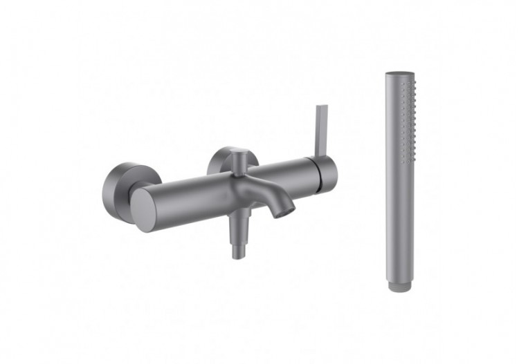 Mitigeur de bain avec flexible et douchette à main TwinStick Kartell - H3213370901411 - Laufen