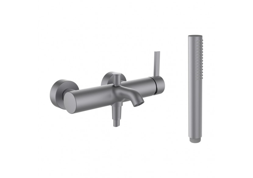 Mitigeur de bain avec flexible et douchette à main TwinStick Kartell - H3213370901411 - Laufen