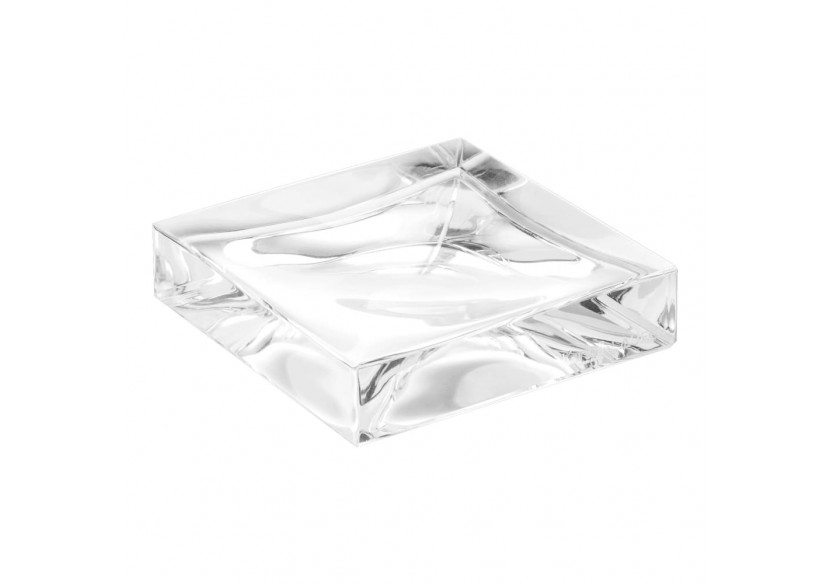 Porte-savon 'Boxy' matière plastique Kartell Transparent cristal - H3833300840001 - Laufen