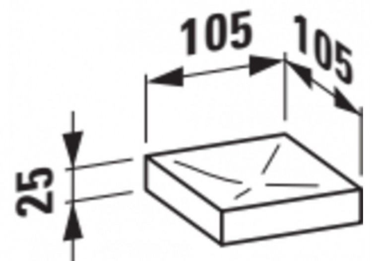 Porte-savon 'Boxy' matière plastique Kartell Transparent cristal - H3833300840001 - Laufen 2