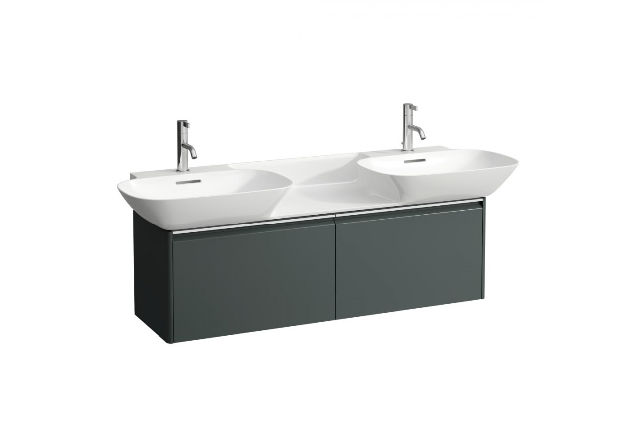 Meuble 2 tiroirs Base Gris signalisation 1170 x 350 x 360 mm - H4030151102661 - Laufen