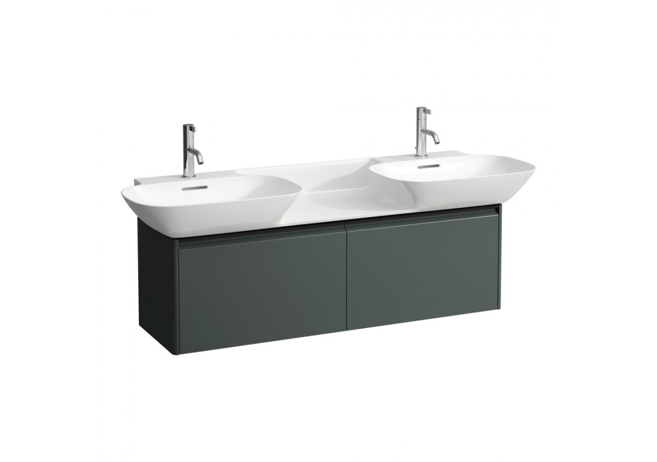 Meuble 2 tiroirs Base Gris signalisation 1170 x 350 x 360 mm - H4030161102661 - Laufen