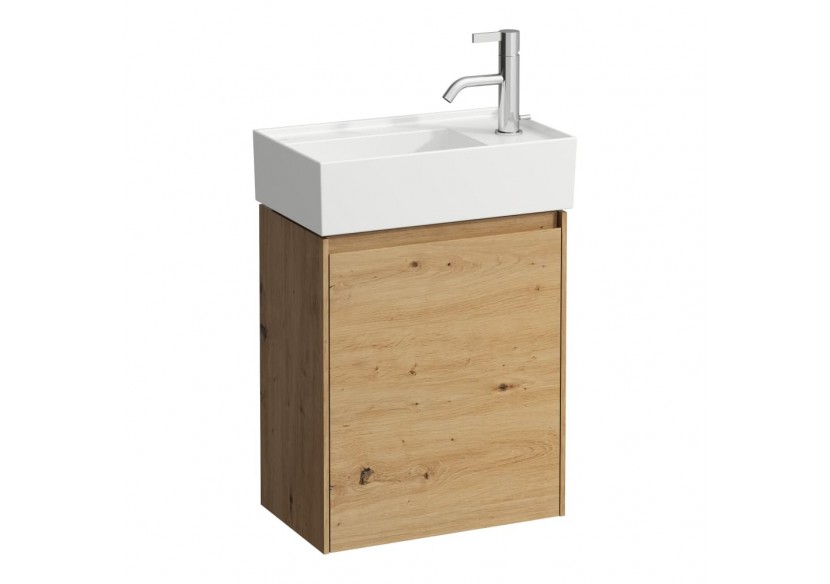 Meuble sous lavabo 450 1 porte Lani Chêne sauvage 435 x 270 x 515 mm - H4039021122671 - Laufen